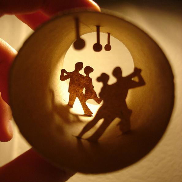 Fantastic scenes inside empty toilet paper rolls by Anastassia Elias