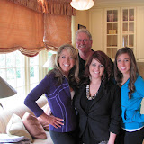 ©2011 Scalped Salon and Spa. "Skip and Amye working with fitness expert Denise Austin."