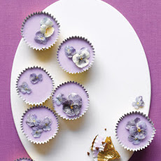 Spring Cupcakes with Sugared Flowers