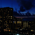 Through the window of my room at the Ilikai Hotel