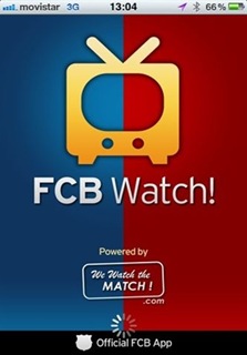 Aplicacion del FC Barcelona para iPhone