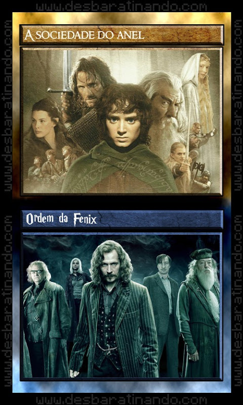 9 ordem da fenix sociedade do anel senhor dos anéis Vs harry potter 9 ordem da fenix sociedade do anel senhor dos anéis Vs harry potter