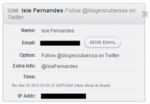 ganhadora - Isie Fernandes ganhadora - Isie Fernandes