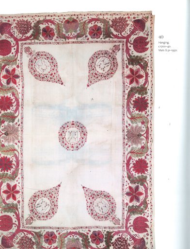A more simple hanging, this example really allows the linen fabric's beauty to shine through. Wall hanging circa 1700-1740. A more simple hanging, this example really allows the linen fabric's beauty to shine through. Wall hanging circa 1700-1740.