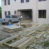 Pieces that are ready for transport to the school.