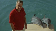 c0 George C Scott talks to Dolphins in Day of the Dolphin (1973), 