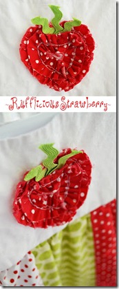 Rufflicious Strawberry Collage