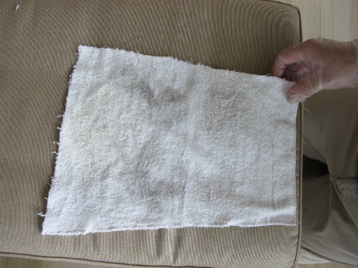 The proof of past stains.