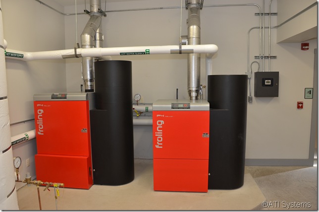 Two P4 Pellet Boilers Two P4 Pellet Boilers