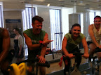 Laughing at the Covino and Rich intern to my left