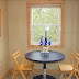 The bright kitchen nook.