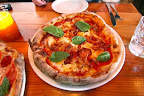 One of Stella Rosa's sustainable pizzas. One of Stella Rosa's sustainable pizzas.