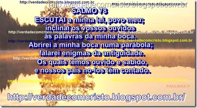 SALMO 78 SALMO 78