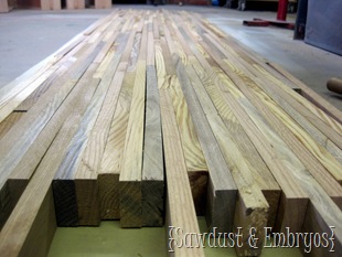 DIY Butcherblock Tutorial {Sawdust and Embryos}