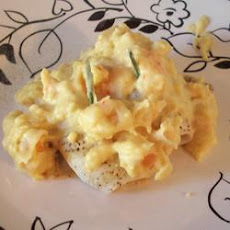 Flounder with Shrimp Sauce