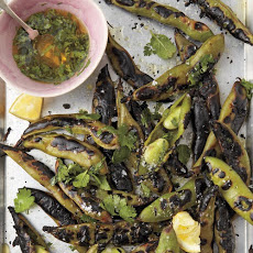 Grilled Fava Beans