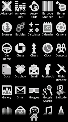 Frosted Icons for Launcher Pro