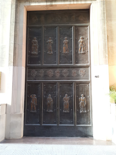 Ancient Big Brass Door
