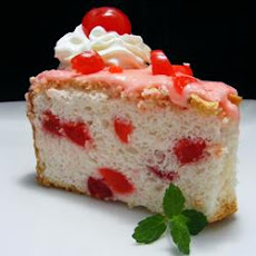 Cherry Angel Food Cake