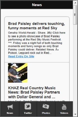 【免費娛樂App】Brad Paisley Up-2-Date-APP點子