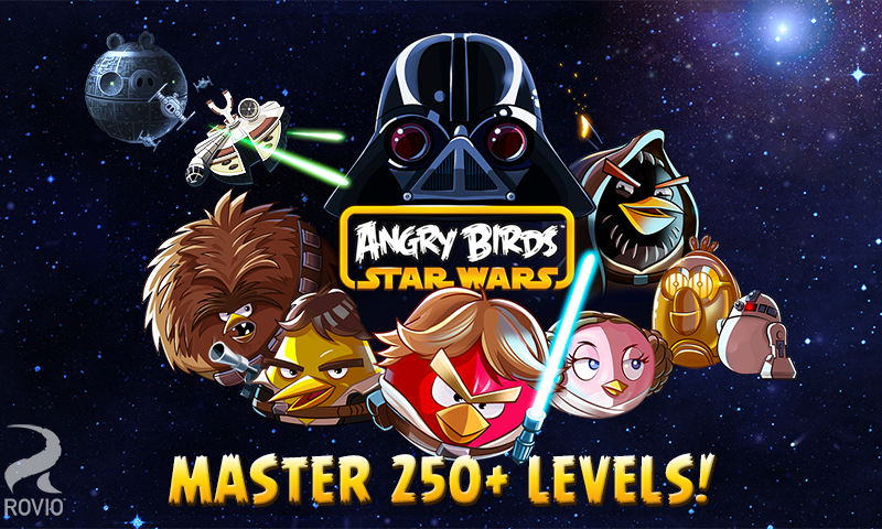Android application Angry Birds Star Wars HD screenshort