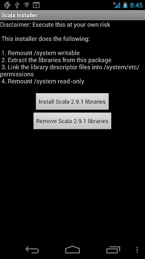 Scala Standard Lib Installer