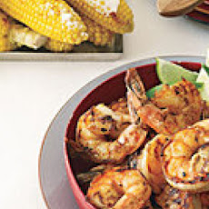 Grilled Shrimp and Cuban Corn