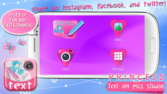 How to mod Princess Text on Pics Studio 1.1 unlimited apk for android