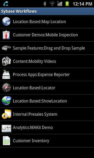 Sybase Mobile Workflow 2.1