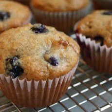 Low-Fat Blueberry Bran Muffins