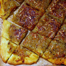 Onion Tart with Mustard and Fennel