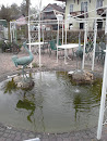 Flamingos Brunnen
