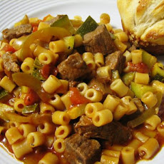 Beef and Zucchini Pasta Skillet Meal