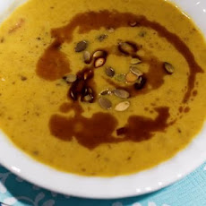 Curried Pumpkin and Mushroom Soup