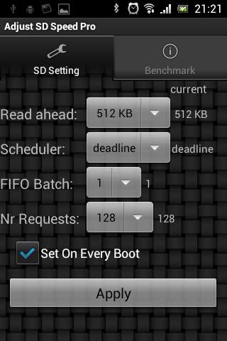 Adjust SD Speed Pro