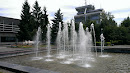 Fountain at Vladikavkaz/Beslan Airport