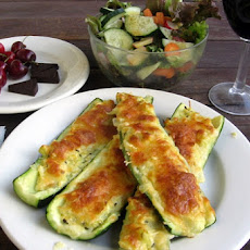 Vegetarian Stuffed Zucchini