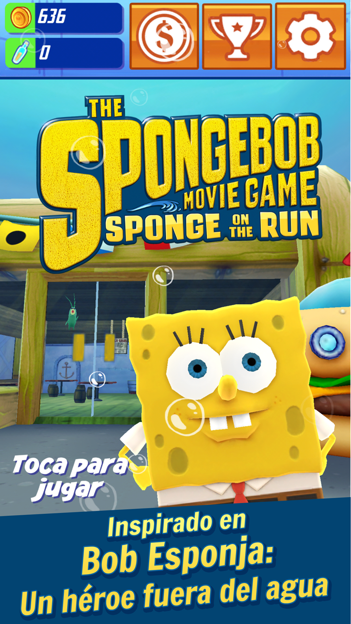 Android application SpongeBob: Sponge on the Run screenshort