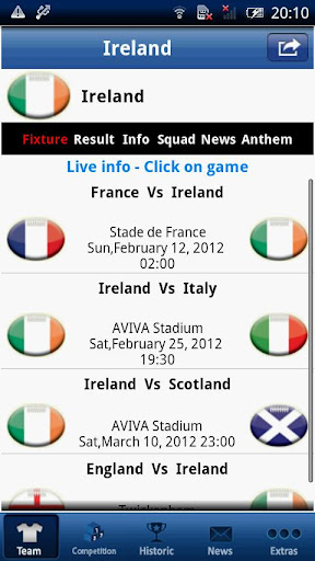 Six Nations LIVE - Ireland