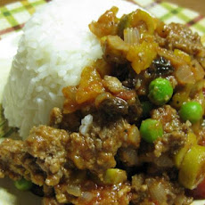 Cuban Ground Beef Hash