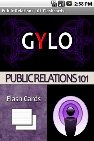 PR 101 Flashcards