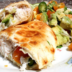Crab and Avocado Quesadilla