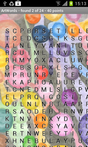 ArtWords word search