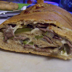 Philly Cheesesteak Stromboli