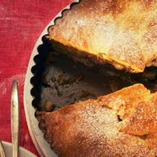 Rhubarb Pie with Almond Paste