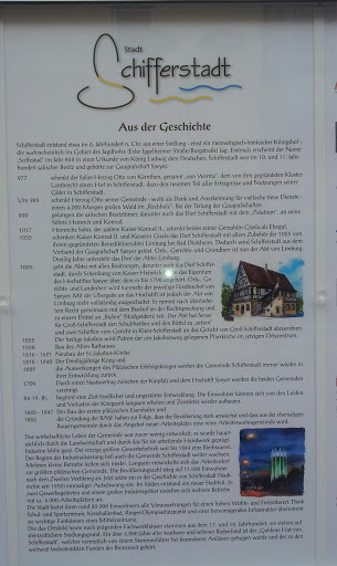 City History of Schifferstadt