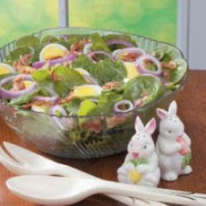 Sweet-Sour Spinach Salad