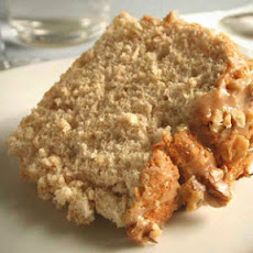 Maple-Brown Sugar Angel Cake with Walnuts