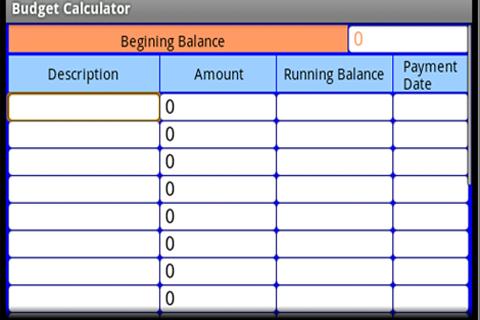 Budget Calculator