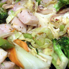 Fish and Vegetable Stir-Fry